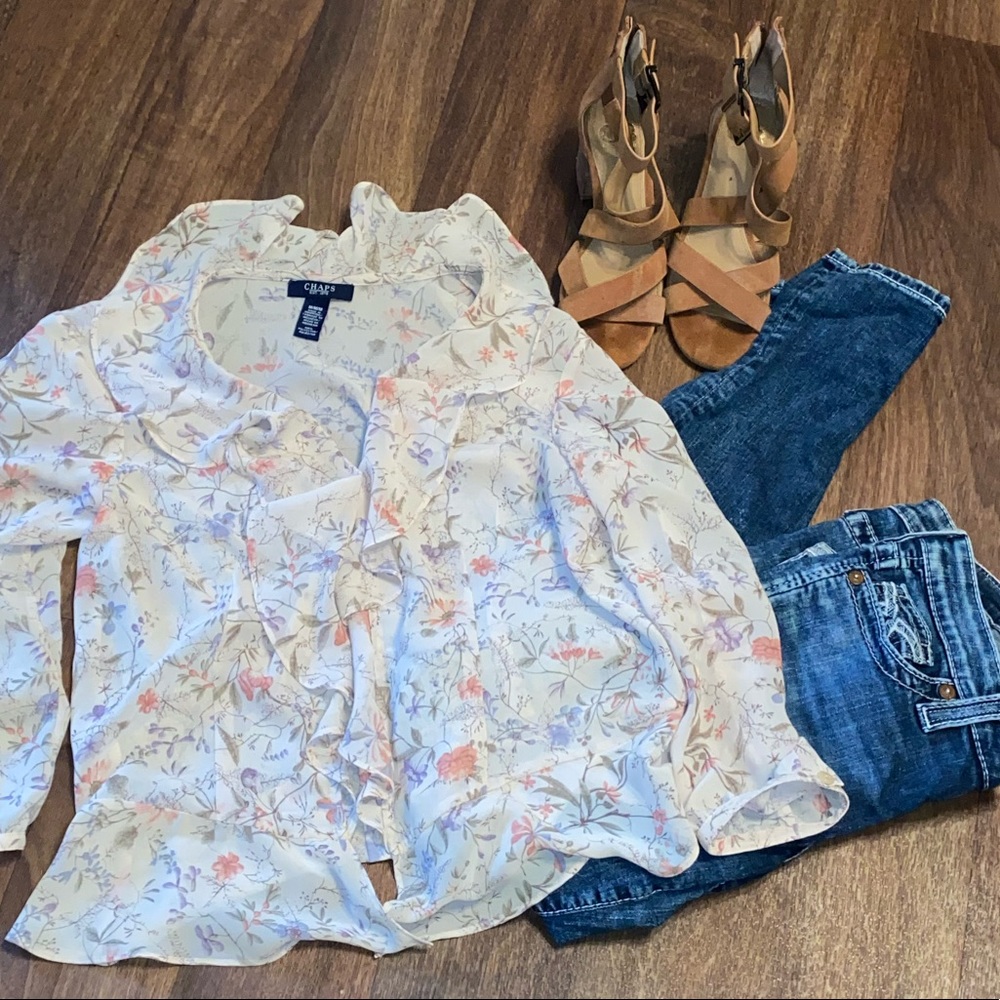 🌻Chaps Floral Top🌻
